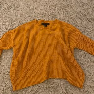 Womens Orange Sweater